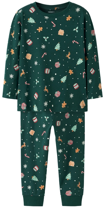 Name It Julenattøj - Vismas - Botanical Garden Xmas AOP