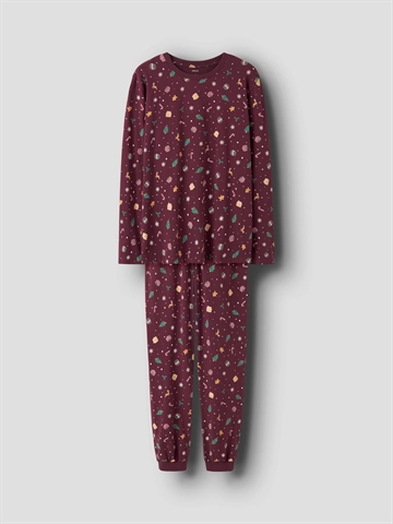 Name It Julenattøj - Vismas - Burgundy - Voksen