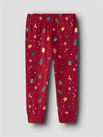 Name It Julenattøj - Vismas - Jester Red Xmas AOP Red 