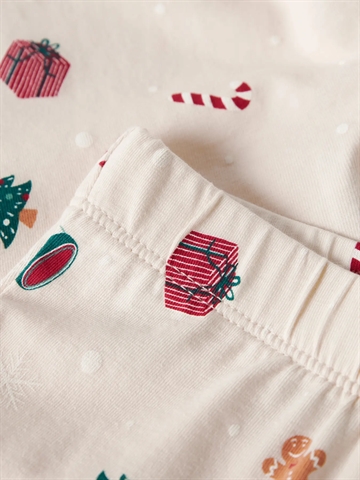 Name It Julenattøj - Vismas - Whitecap Gray Xmas AOP