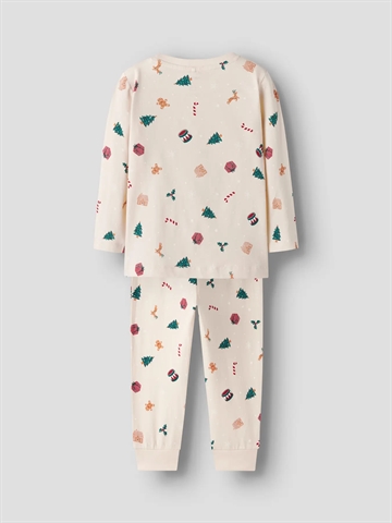 Name It Julenattøj - Vismas - Whitecap Gray Xmas AOP