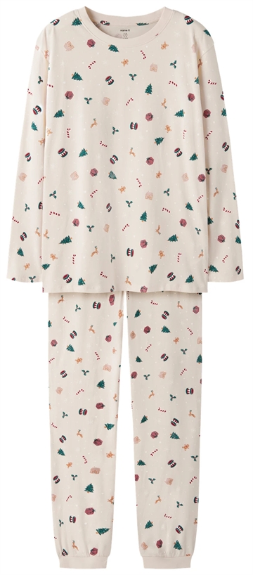 Name It Julenattøj - Vismas - Whitecap Gray - Voksen