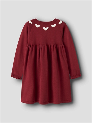 Name It Kjole - NMFRISSE KNIT - Red Dahlia