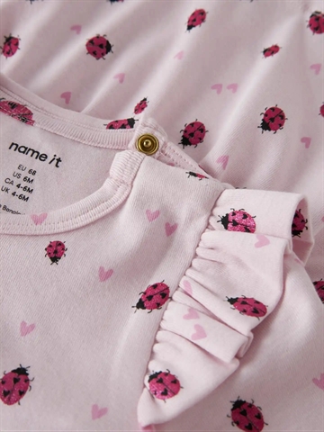 Name It Kjole - nbfHaline - Baby - Mariehøne - Cradle Pink