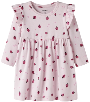 Name It Kjole - nbfHaline - Baby - Mariehøne - Cradle Pink