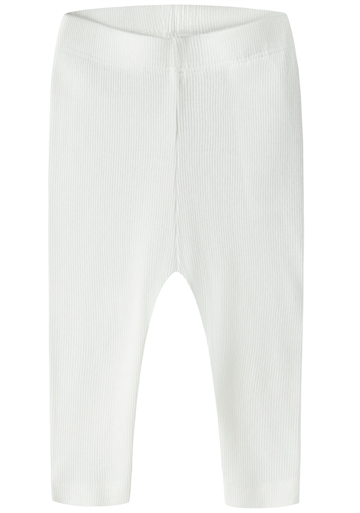 Name It Leggings - Kab - Cloud Dancer i cremehvid