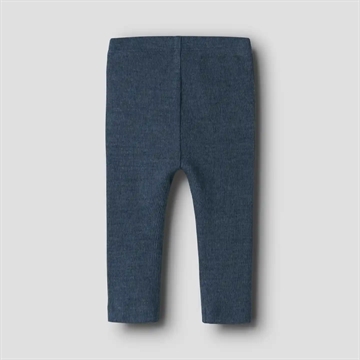 Name It Leggings - Kab - Vintage Indigo Melange - i meleret blå