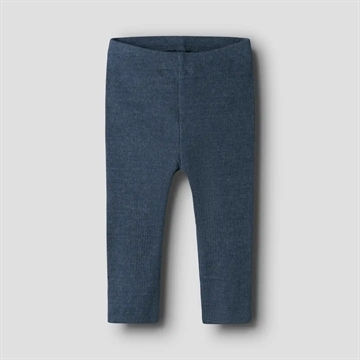 Name It Leggings - Kab - Vintage Indigo Melange - i meleret blå