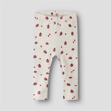 Name It Leggings - nbHaline - Mariehøne - Peyote Melange - til baby og de mindste børn