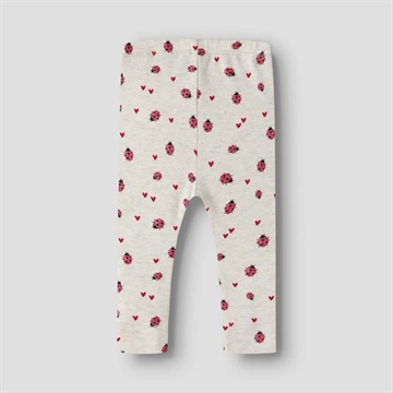 Name It Leggings - nbHaline - Mariehøne - Peyote Melange - til baby og de mindste børn