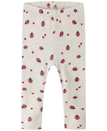 Name It Leggings - nbHaline - Mariehøne - Peyote Melange - til baby og de mindste børn