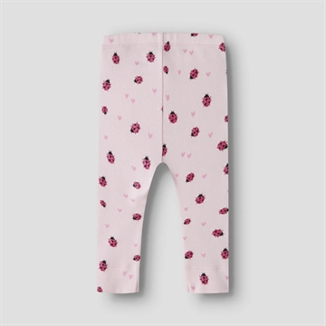 Name It Leggings - nbHaline - Mariehøne - Cradle Pink - til baby og de mindste børn