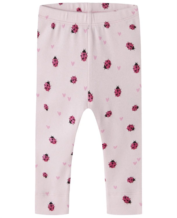 Name It Leggings - nbHaline - Mariehøne - Cradle Pink - til baby og de mindste børn