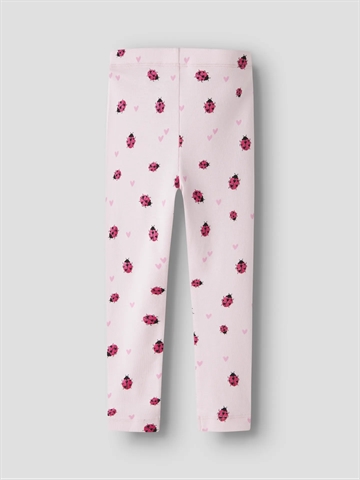 Name It Leggings - nmfHaline - Mariehøne - Cradle Pink