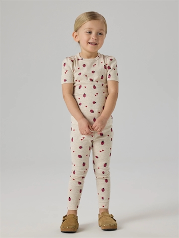 Name It Leggings - nmfHaline - Mariehøne - Peyote Melange