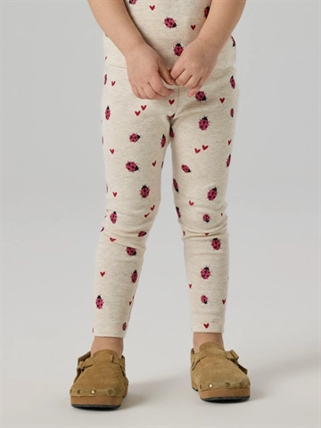 Name It Leggings - nmfHaline - Mariehøne - Peyote Melange