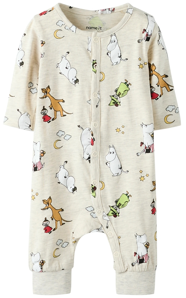Name It Natdragt - NBNSELPER Moomin - Peyote Melange