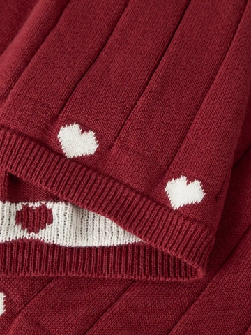 Name It Nederdel - nmfRALBOS KNIT - Red Dahlia Christmas