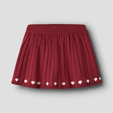 Name It Nederdel - nmfRALBOS KNIT - Red Dahlia Christmas