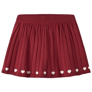 Name It Nederdel - nmfRALBOS KNIT - Red Dahlia Christmas