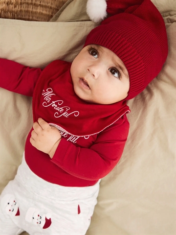 Name It Nissehue - NbnRixmas - Jester Red i rød strik