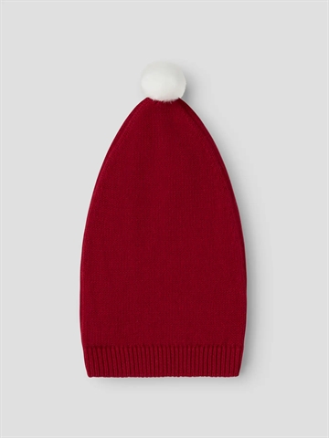Name It Nissehue - NbnRixmas - Jester Red i rød strik