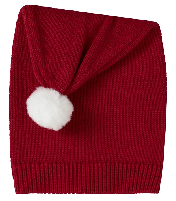 Name It Nissehue - NbnRixmas - Jester Red i rød strik