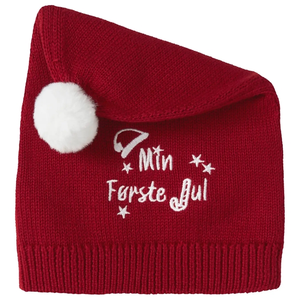 Name It Nissehue - NbnRixmastine - Min Første Jul - Red Dahlia 