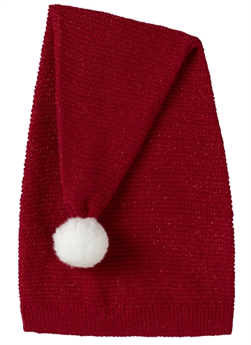 Name It Nissehue - NmnRinjaha - Jester Red Lurex m. glimmer