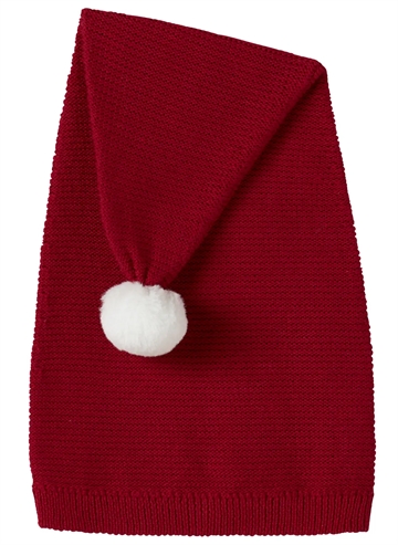 Name It Nissehue - NmnRinjaha - Jester Red i rød strik