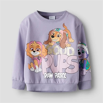 Name It Paw Patrol Sweatbluse - NmfJara - Lavender Gray - i lilla