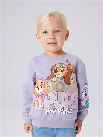 Name It Paw Patrol Sweatbluse - NmfJara - Lavender Gray - i lilla