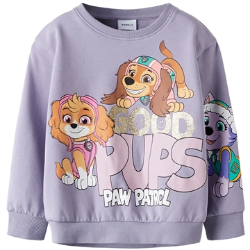 Name It Paw Patrol Sweatbluse - NmfJara - Lavender Gray - i lilla