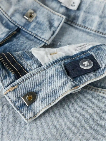 Name It Shorts - NkfRose - Light Blue Bleached Denim - i lyseblå