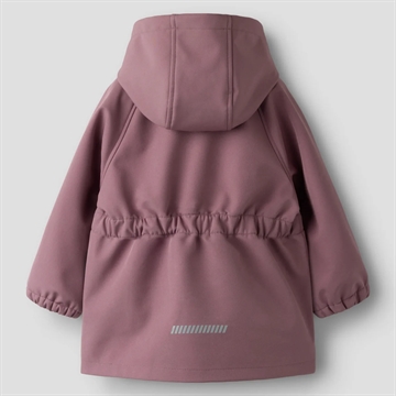 Name It Softshell Jakke - nmfAlfa08 - Grape Shake i ensfarvet rosa