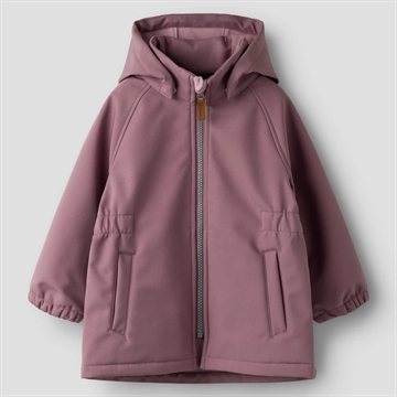 Name It Softshell Jakke - nmfAlfa08 - Grape Shake i ensfarvet rosa