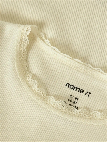 Name It T-shirt - Kab - Rib - Pear Sorbet - i pastel gul