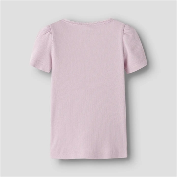 Name It T-shirt - Kab - Rib - Fragrant Lilac - i pastel rosa
