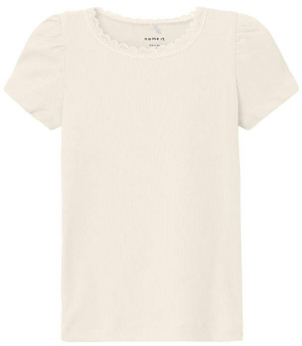 Name It T-shirt - Kab - Rib - Summer Sand