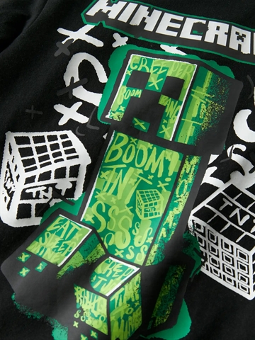 Name It T-shirt - Minecraft NKMDI - Black