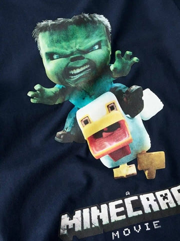 Name It T-shirt - Minecraft NKMNIF - Navy Blazer i mørkeblå