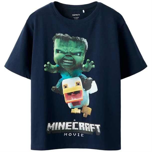 Name It T-shirt - Minecraft NKMNIF - Navy Blazer i mørkeblå