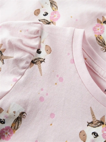 Name It T-shirt - NmfFjalisa - Enhjørninger - Cradle Pink