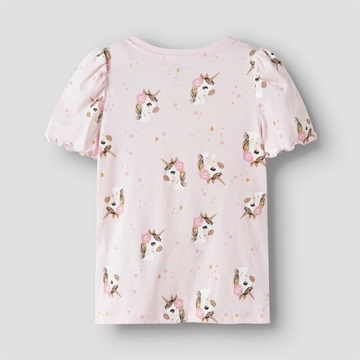 Name It T-shirt - NmfFjalisa - Enhjørninger - Cradle Pink