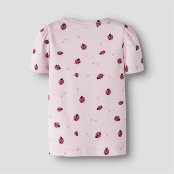 Name It T-shirt - NmfHaline - Mariehøne - Cradle Pink