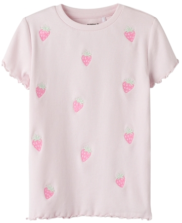 Name It T-shirt - NmfJolemo - Jordbær - Cradle Pink