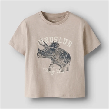 Name It T-shirt - NmmFeath - Dino - Chateau Gray
