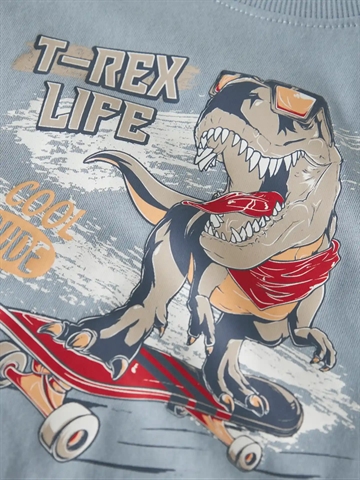 Name It T-shirt - NmmVanyo - Blue Fog Dino Skate