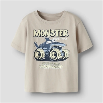 Name It T-shirt - NmmVanyo - Chateau Gray Monster Shark