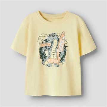 Name It T-shirt - NmmVanyo - Double Cream Dino Surf